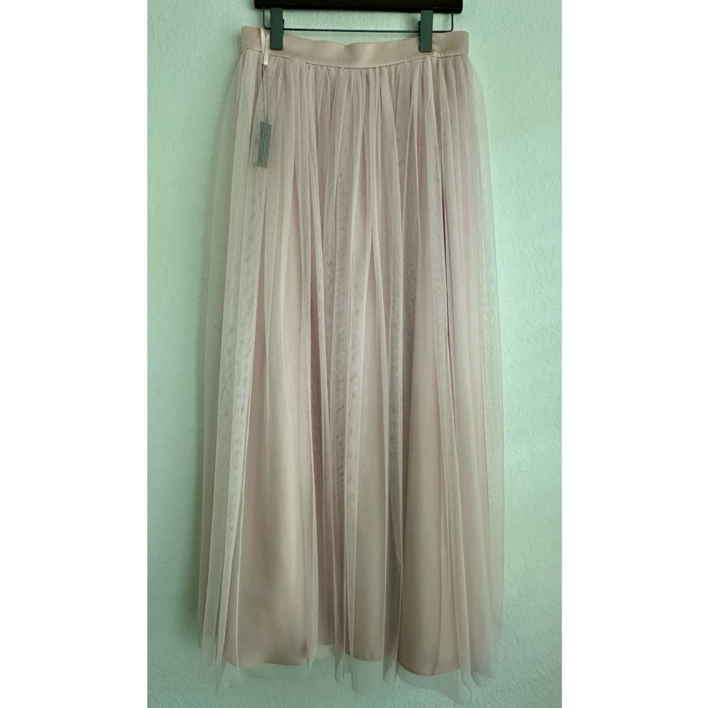Bliss Tulle Pink Maxi Skirt women’s 10